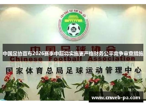 中国足协宣布2026赛季中超将实施更严格财务公平竞争审查措施 中国足协宣布2026赛季中超将实施更严格财务公平竞争审查措施